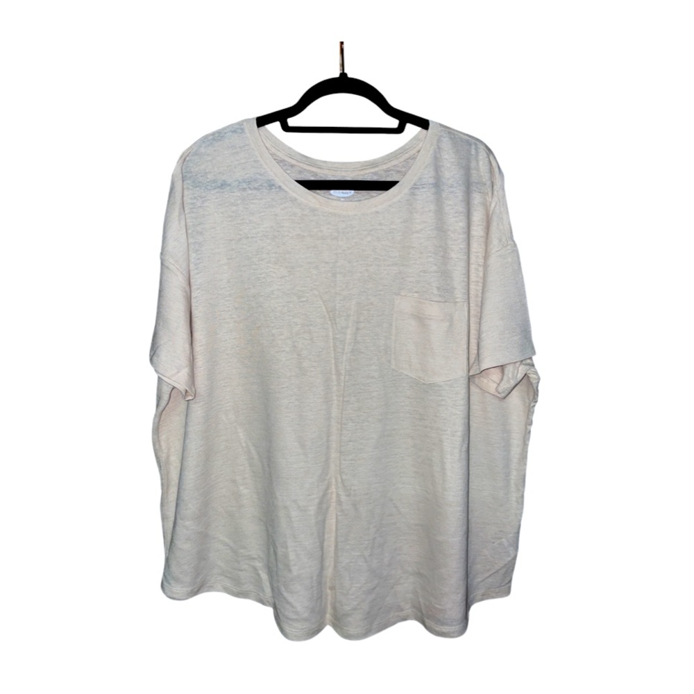 Old Navy Scoop Neck Tee - Cream - Size XXL